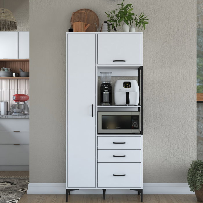 Hanah Home Armario Multiusos Blanco Hanah Home Armario Multiusos Blanco